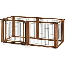 リッチェル ペット用 木製3ウェイサークル 6面50H ブラウン Amazon | リッチェル ペット用 木製3WAYサークル 6面70H ブラウン